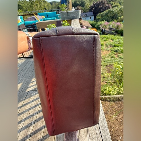 Coach 2013 Legacy Convertible Leather Duffle Bag #19889 VGUC Tassles Mahogany - Picture 7 of 10